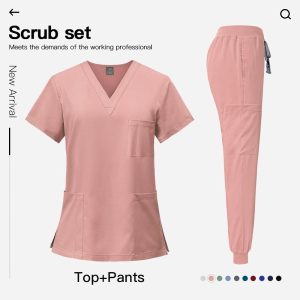 Light Pink Jogger Pants Scrubs